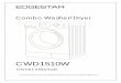 CWD1510W - JustAnswer · 2017-10-20 · CWD1510W. i Important Safety Information Improper handling can cause serious damage to the EdgeStar combo and/or injury to the user. ... If