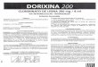 DORIXINA...co \O DORIXINA 200 CLONIXINATO DE LISINA 200 mg / 4 mi VIA INTRAMUSCULAR/ INTRAVENOSA Solución inyectable FORMULA DORIXINA 200 Inyectable: Cada ampolla contiene Clonixinato