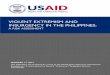 VIOLENT EXTREMISM AND INSURGENCY IN THE PHILIPPINESincreasing Muslim devoutness and radicalization, 3) flawed politics and governance, especially regarding the Autonomous Regional