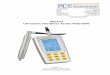 manual ultrasonic hardness tester PCE-5000 · The ultrasonic hardness tester PCE-5000 uses the Ultrasonic Contact Impedance procedure to carry out comparative hardness measurements