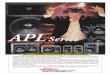 S Power Audio Input Panel:Audio Input Panel: Main AC ... · Apogee’s exclusive VIProtect™ voltage and current sensing circuits to maintain driver linearity and thereby reducing
