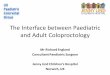 The Interface between Paediatric and Adult Coloproctology · The Interface between Paediatric and Adult Coloproctology Mr Richard England Consultant Paediatric Surgeon Jenny Lind