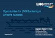 Opportunities for LNG Bunkering in Western Australia... · Opportunities for LNG Bunkering in Western Australia September 2017 Captain Walter P. Purio Chief Executive Officer LNG