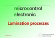 microcontrol electronic pres.pdf · beginning of the 80’s, to apply a protective tape on the wafer front side, before the back grinding (lapping) operation. •In 1985, thanks to