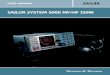 SAILOR SYSTEM 5000 MF/HF 150W - peel.dk System 5000 MF-HF, 150W (User manual).pdf · ITU International Telecommunication Union J3E Single sideband - no carrier MF Medium Frequency