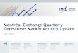 Montréal Exchange Quarterly Derivatives Market …• 0.005 = C$12.50 per contract for the six (6) nearest listed contract months, including serials • 0.01 = C$25.00 per contract