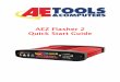AEZ Flasher 2 Quick Start Guide - AE Tools & Computers · AEZ Flasher 2 interfaces have been carefully designed and tested to comply with OBDII protocols. However, some ... Drew Technologies,
