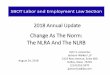 Change As The Norm: The NLRA And The NLRB NLRB Update PPT Jansonius.pdf · 2018-08-21 · insofar as the fees are used for collective bargaining, contract administration, and grievance