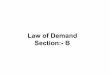 Law of Demand Section:- Bggn.dronacharya.info/CivilDept/Downloads/QuestionBank/... · 2015-08-11 · Objectives 1. Explain the law of demand. 2. Describe how the substitution effect