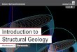 Introduction to Structural Geology · Contents Scoo o t n nvironent 4 Introduction to stereonets A stereonet is a lower hemisphere graph on to which a variety of geological data can