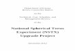 National Spherical Torus Experiment (NSTX) Upgrade Project NSTX rpt.pdf · A more comprehensive electrical test plan for the TF bundle to Ohmic Heating (OH) coil and for the OH coil