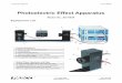 Photoelectric Effect Apparatus Manualsite.dfi.uem.br/wp-content/uploads/2018/03/Photoelectric-1.pdf · Photoelectric Effect Apparatus SE-6609 4 Introduction The photoelectric effect