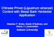 Control with Basal Bark Herbicide Application pdfs/Wednesday-pdf/Uplands III/0850 S...Chinese Privet (Ligustrum sinense) Control with Basal Bark Herbicide Application Stephen F. Enloe,