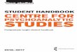 STUDENT HANDBOOK CENTRE FOR - University of Essex · History of Psychoanalysis, Psychology and Psychological Practices • Epistemology of Psychoanalysis, Psychology and Psychological