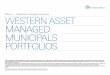 2019 WESTERN ASSET MANAGED MUNICIPALS PORTFOLIOS · 2020-03-13 · Western Asset Managed Municipals Portfolios Western Asset portfolios will normally maintain a minimum of 50% of