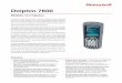 Dolphin 7600 - BarcodesInc · The Dolphin 7600 device offers a range of features and functionality superior to other devices in its class. Combining the data collection and communication