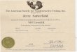 Jerry Satterfield - Energy & Technology Corp. · Jerry Satterfield NDTLevelIII ExpirationDate (l:ice~d-ASNTpresiden;e~+~-----Certification Management Council Chair This certificate
