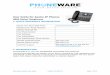 User Guide for Aastra IP Phones - PHONEWARE · phoneware aastra user guide version 2014.08.15 page 3 of 12 4. ANSWERING CALLS 4.1 Using the Handset To answer an incoming call, lift