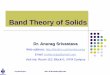 Band Theory of Solids - tiiciiitm.comtiiciiitm.com/profanurag/Physics-Class/Band-Theory-Solids-updated.pdf · level will split into a band of discrete energy levels. According to
