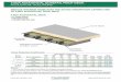 2.0DA ACOUSTICAL DOVETAIL ROOF DECK ACOUSTICAL Roof NRC... · PDF file 2019-08-28 · Fiberglass Acoustical Insulation (3 pcf) Acoustical Spacers Acoustical Perforations NOTICE: Design