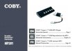 ES COBY® Smart >™ USB Reproductor de MP3 Para la serie ...content.etilize.com/user-manual/1015868379.pdf · FR COBY® Smart >™ USB Lecteur MP3 Manuel D’instruction .....Page