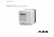 Hardware Manual ACS800-01 Drives (0.55 to 110 …...ACS800 Single Drive Manuals HARDWARE MANUALS (appropriate manual is included in the delivery) ACS800-01/U1 Hardware Manual 0.55