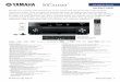 AV Receiver RX-A 10 20 NEW PRODUCT BULLETINmedia.datatail.com/docs/specs/126802_en.pdf · AV Receiver RX-A 10 20 Technical Data 1 • HD Radio™* • Front panel USB Digital Connection