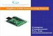 ZigBee USB Interfacing Board USB.pdf · connect raw module of ZigBee (XBee) to make communication between PC to PC, PC to Mechanical Assembly, PC to embedded and microcontroller based