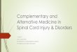 Complementary and Alternative Medicine in Spinal Cord Nov 29, 2017  · Direct spinal cord and nerve root injury Subdural empyema Epidural abscess Epidural hematoma Case Report: 64yo