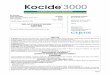 Kocide 3000 - Certis USA SDS/pdf-labels/Kocide3000_label.pdfRinse skin immediately with plenty of water for 15-20 minutes. Call a poison control ... rainfall is heavy and/or disease