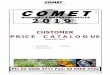 C O M E Tcometwindmills.com.au/downloads/price-list.pdf · All Comet Windmill Genuine Parts have a conditional One (1) year warranty. The company guarantees that the Comet Windmill