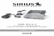 Eclipse SIR-ECL1 OM(v0-j) - siriusretail.com · Your new SIRIUS Tuner is designed to work with 2005 and up ECLIPSE E-LAN ... and real bluegrass to cool jazz, hot latin, reggae, rock