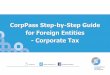 CorpPass Step-by-Step Guide for Foreign Entities ......CP User CPA CPA CPA CP User CPA & CP User. Identify Your CorpPass Role 4 A foreign entity can ONLY have up to 5 active accounts