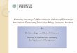 University-Industry Collaboration in a National …...University-Industry Collaboration in a National Systems of Innovation: Generating Transition Policy Scenarios for Iran 1 By: Dr