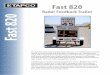 Fast 820.… · The Fast 820 Radar Speed Display Trailer features a 18” tall full matrix character display for easy viewing and quick driver recognition over 1200 feet down range