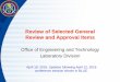 Review of Selected General Review and Approval Items...Review of Selected General Review and Approval Items Office of Engineering and Technology. Laboratory Division. April 18, 2016: