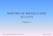 NATURE OF METALS AND ALLOYS - New Jersey Institute of ... 1]- Ceramics • A ceramic is “an inorganic, nonmetallic solid that is prepared from powdered materials and is fabricated