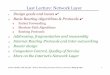 Last Lecture: Network Layer - University at Buffalohungngo/classes/2010/589... · Last Lecture: Network Layer 1. Design goals and issues 2. Basic Routing Algorithms & Protocols Packet