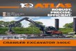 max. 40 t 180 kW (245 HP) EFFICIENT. ·  max. 40 t 180 kw (245 hp) 0.80 - 1.60 m3 wheeled excavator 150wcrawler excavator 340lc robust. precise. efficient