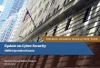 Update on Cyber Security - newyorkfed.org · 5/20/2015  · Questions & Answers . Internal FR. 24 . Additional Resources: • NIST National Checklist Program (NCP) • NIST Special