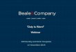 “Duty to Warn!” Webinar - Beale & Company Solicitors LLP...–Implied term in contracts to warn of any known or suspected defects in design. “Belief”, will be sufficient for