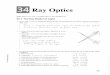 KM C368-20160207163108Ray Optics CHAPTER 34 34-5 34.3 Refraction I l. Draw seven rays from the object that refract after passing through the seven dots on the boundary. 12. Complete