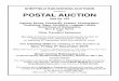 POSTAL AUCTION - Sheffield Railwayana · 2016-11-10 · 1 POSTAL AUCTION Closing Friday, 9th December 2016 at 5.00pm Terms and Conditions of Sale 1.Every effort has been made to ensure
