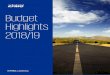 Budget Highlights 2018-2019 - KPMG · 2020-02-29 · reforms will preserve the past achievements and continue our competitive positioning as a financial and regional hub. From an
