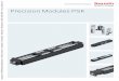 Precision Modules PSK - CMA/Flodyne/Hydradyne PDFs/BRL-LT/Linear...R999000500 (2015-12) | Precision Modules PSK Motor attachment with timing belt side drive On Precision Modules PSK-050