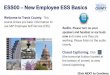 ESS00 New Employee ESS Basics - National Association of ... · ESS00 –New Employee ESS Basics Welcome to Travis County. This course shows you basic information to use SAP Employee
