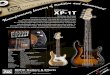 XOTiC Bass XP-1T · The Xotic XP-1T 5-string (P-bass Style) was created borrowing some of the popular technologies of our XJ-1T 5-string (J-bass Style), like our Tri-Logic Bass Preamp,