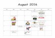 August 2016...Imagination Machine Assembly Crazy Socks Day Day February 2017 Presidents’ Week Parent Conference Week . Sun Mon Tue Wed Thu Fri Sat 1 Western Day 2 Storybook Character