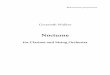 gwynethwalker.com · Nocturne for Clarinet and String Orchestra is a reflective and quiet work. These characteristics are often associated with a nocturne, or 'night piece'. Canto