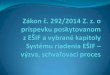 Zákon o EŠIF - Slovensko.skosúdenie prípadnej existencie štátnej pomoci – vzor CKO č. 6 3. osúdenie oprávnených aktivít z hľadiska ich zaradenia pod rozsah smernice č